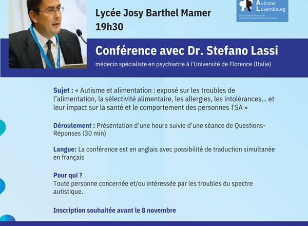 Conférence avec Dr. Stefano Lassi